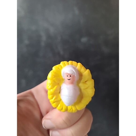 Nativity Plastic Finger Puppet Set Vintage - Picture 4 of 10